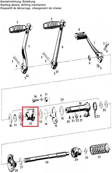 SCHALTNABE SACHS 50S
